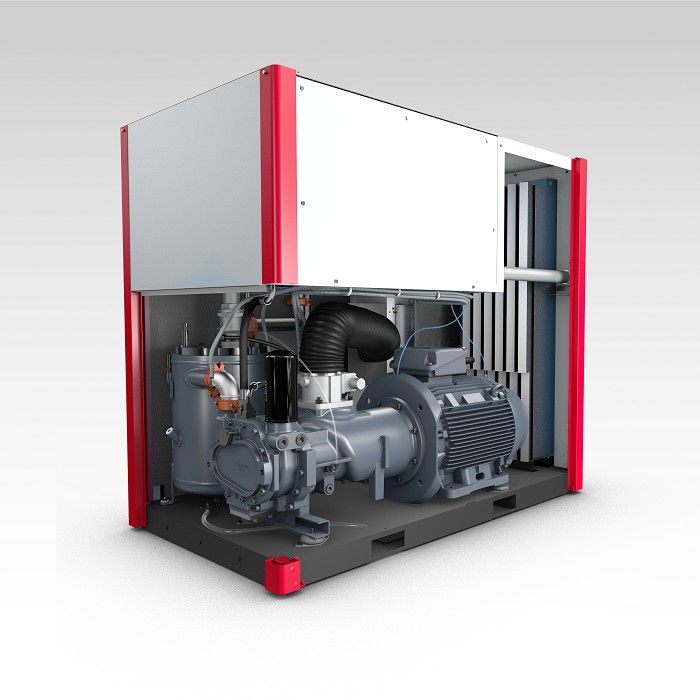 FM 90 to 132kW air compressors internal image